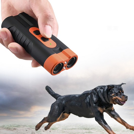 🐕 PROMO LIMITÉE 53% DE RÉDUCTION ! 📡 Dispositif Anti-Aboiements pour Chiens – Double Ultrason, Lampe Torche & Recharge Type-C ✨
