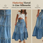 💙 60% DE RÉDUCTION ! 👗 Jupe Maxi en Denim Évasée à Taille Haute pour Femme – Silhouette flatteuse, chic effortless & parfaite au quotidien 🌿