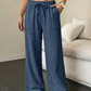 ❤️✨Soldes des nouveautés 2026💎 — 55 %💃 Pantalon large à plis unie pour femme