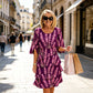 👗🌺 50 % DE RÉDUCTION ! Robe midi chic à volants et à motifs floraux – Romantique, féminine et parfaite pour les grandes occasions ✨