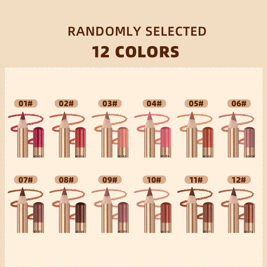 💄 56 % DE RÉDUCTION EN CE MOMENT ! 💋 Coffret de 12 crayons à lèvres anti-bavures – Longue tenue et waterproof – Fini mat et application fluide – Un contour parfait pour tous les looks 💖