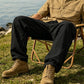 👖🌿 PROMO FLASH 60% ! Pantalon Cargo Homme Coton & Lin – Coupe Loose, Respirant, Poches Multiples, Taille Cordon, 6 Couleurs, 6 Tailles, Parfait Été 🍃
