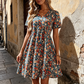 👗✨ 51 % DE RÉDUCTION ! Robe d'été pour femme à motifs floraux, col en V et manches courtes – Légère, romantique et parfaite pour les journées chaudes 🌸