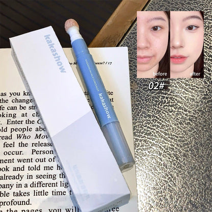 📢💄 PROMO FLASH 50% ! Crayon Correcteur Hydratant – Embout Éponge, Texture Crémeuse, Fini Mat, 2 Teintes, 2g, Idéal Cernes & Imperfections ✨