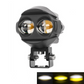 🛵 PROMO LIMITÉE 58% DE RÉDUCTION ! ✨ Projecteur LED Bicolore pour Moto – IP68, Ultra-Lumineux ✨