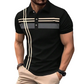 👕 55% DE RÉDUCTION ✨ Haut rayé pour homme – col & manches courtes – Léger, respirant & parfait pour l'été, le sport ou le quotidien – look décontracté et tendance 🌊