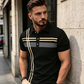 👕 55% DE RÉDUCTION ✨ Haut rayé pour homme – col & manches courtes – Léger, respirant & parfait pour l'été, le sport ou le quotidien – look décontracté et tendance 🌊
