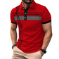 👕 55% DE RÉDUCTION ✨ Haut rayé pour homme – col & manches courtes – Léger, respirant & parfait pour l'été, le sport ou le quotidien – look décontracté et tendance 🌊