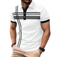 👕 55% DE RÉDUCTION ✨ Haut rayé pour homme – col & manches courtes – Léger, respirant & parfait pour l'été, le sport ou le quotidien – look décontracté et tendance 🌊