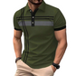 👕 55% DE RÉDUCTION ✨ Haut rayé pour homme – col & manches courtes – Léger, respirant & parfait pour l'été, le sport ou le quotidien – look décontracté et tendance 🌊