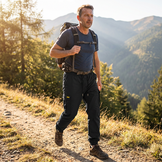 👖 PROMO LIMITÉE 54% DE RÉDUCTION ! ✨ Pantalon Cargo Jogger – Polyester, Taille Réglable, Poches ✨