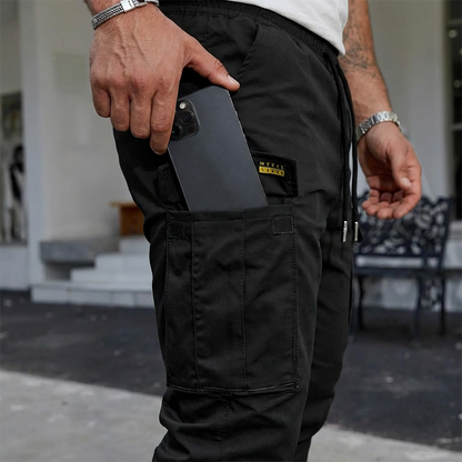 👖 PROMO LIMITÉE 50% DE RÉDUCTION ! ✨ Pantalon Cargo Jogger – Polyester, Taille Réglable, Poches ✨