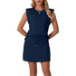🌺🔥 57 % DE RÉDUCTION ⏰ Ensemble moderne pour femme – haut sans manches et jupe à cordon ✨ léger, élégant et parfait pour l'été ☀️