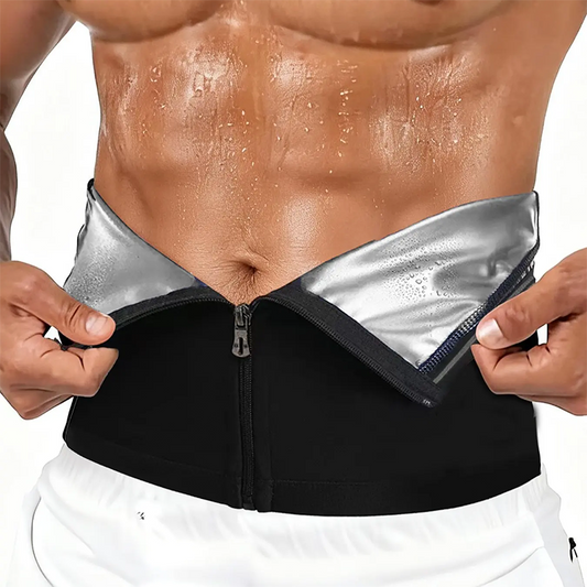 💪 53% DE RÉDUCTION ⏰ Ceinture amincissante pour hommes – Gainage taille, respirante & réglable – stimule la transpiration pendant le sport 🔥