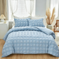 📢⏰🛏️ DERNIER JOUR 53% ! Housse de Couette 3 Pièces – Texture Plissée Élégante, 6 Couleurs, 7 Tailles, Lavable en Machine, Mélange de Fibres Premium 🌙