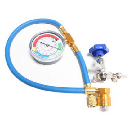 🔧 PROMO LIMITÉE 53% DE RÉDUCTION ! ✨ Tuyau de Remplissage R134a – Avec Manomètre, 0-350 PSI, Kit Complet ⚙️