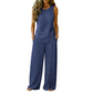 ✨🔥 PROMO FLASH 52% ! Ensemble Décontracté Femme 2 Pièces – Top sans Manches Boutonné & Pantalon Large, Tissu Polyester Léger, Style Minimaliste Chic, 8 Couleurs 🌿