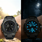 🔥⌚ PROMO FLASH 56% ! Montre Sport Homme Étanche 3ATM – Double Affichage (Analogique+Numérique), Rétroéclairage, Chronographe, Boîtier ABS Antichoc, Bracelet Résine 🌊