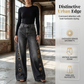 🔥Promotion exceptionnelle : 60 % de réduction🌟Jean pour femme à jambes larges avec œillets