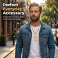 📢📢58 % DE RÉDUCTION !! ⏰Collier à chaîne vintage pour homme avec pendentif en forme de croix