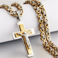 📢📢58 % DE RÉDUCTION !! ⏰Collier à chaîne vintage pour homme avec pendentif en forme de croix