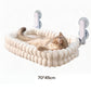 🐱 55% DE RÉDUCTION! 🪟 Hamac de fenêtre pliable – Ventouses solides & ultra‑doux ✨