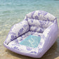 📢🏊‍♀️ PROMO FLASH 56% ! Flotteur Piscine en Forme de U – Design Chaise Ergonomique, Assise en Maille, Gonflable, 2 Couleurs, Durable & Portable 🌴
