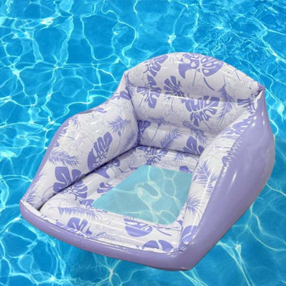 📢🏊‍♀️ PROMO FLASH 56% ! Flotteur Piscine en Forme de U – Design Chaise Ergonomique, Assise en Maille, Gonflable, 2 Couleurs, Durable & Portable 🌴