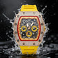 ⏳Limited-time 60% off⏰Men's Luxury barrel-shaped watch Rhinestone Embellished Watch⌚