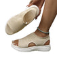 👡52 % DE RÉDUCTION EN CE MOMENT ! 💐 Sandales à semelle compensée en tricot respirant pour femme – Tige en tricot aéré, semelle rembourrée et chaussures d'été légères et confortables ✨