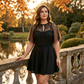 👗 50 % DE RÉDUCTION POUR UNE DURÉE LIMITÉE ! ✨ Robe-cape A-line grande taille pour femme – Fluide, élégante, sobre 🌸