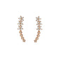 ✨ 56% DE RÉDUCTION MAINTENANT ! 🌟 Boucles d'oreilles grimpeuses étoile fleur en strass – Cristaux scintillants, design remontant confortable – parfaites pour le glamour quotidien ou les occasions spéciales 🌸