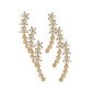 ✨ 56% DE RÉDUCTION MAINTENANT ! 🌟 Boucles d'oreilles grimpeuses étoile fleur en strass – Cristaux scintillants, design remontant confortable – parfaites pour le glamour quotidien ou les occasions spéciales 🌸
