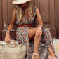 🏆SOLDES DU DERNIER JOUR : 54 % DE RÉDUCTION🔥👗Robe sans manches imprimé cachemire pour les loisirs pendant les vacances