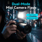 📢📢 50 % DE RÉDUCTION !! ⏰📸 Flash rechargeable pour appareil photo au format de poche