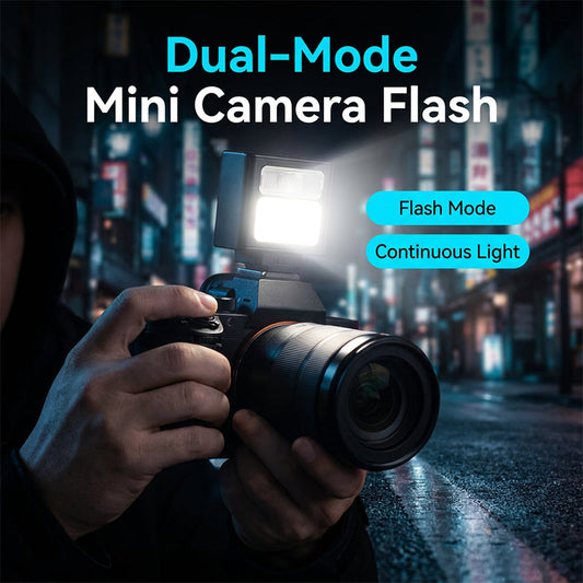 📢📢 50 % DE RÉDUCTION !! ⏰📸 Flash rechargeable pour appareil photo au format de poche