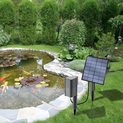 ☀️🐟 PROMO FLASH 60% ! Aérateur Solaire pour Bassin avec Pompe à Air – 7V/2.5W, Kit Complet, Installation Facile, Santé Aquatique 24/7 ✨