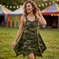 👗 Offre limitée à -60 % ! ✨ Robe camouflage sans manches – ourlet asymétrique, style audacieux et unique 🍂