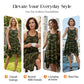👗 Offre limitée à -60 % ! ✨ Robe camouflage sans manches – ourlet asymétrique, style audacieux et unique 🍂