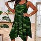 👗 Offre limitée à -60 % ! ✨ Robe camouflage sans manches – ourlet asymétrique, style audacieux et unique 🍂