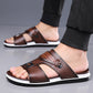 👞🏖️ PROMO FLASH 57% ! Sandales Slip-On Homme Simili Cuir – 2 Textures, Semelle Anti-Dérapante, 3 Couleurs, Pointures 39-48, Respirantes, Rembourrées ✨