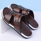 👞🏖️ PROMO FLASH 57% ! Sandales Slip-On Homme Simili Cuir – 2 Textures, Semelle Anti-Dérapante, 3 Couleurs, Pointures 39-48, Respirantes, Rembourrées ✨