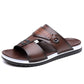 👞🏖️ PROMO FLASH 57% ! Sandales Slip-On Homme Simili Cuir – 2 Textures, Semelle Anti-Dérapante, 3 Couleurs, Pointures 39-48, Respirantes, Rembourrées ✨