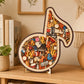 📢📢60% DE RÉDUCTION !! ⏰Puzzle en Bois en Forme de Note de Musique🎶🧩