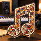 📢📢60% DE RÉDUCTION !! ⏰Puzzle en Bois en Forme de Note de Musique🎶🧩