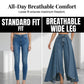 👖 Jean femme taille haute à jambes larges et ourlet asymétrique –🔥 look moderne, flatteur et facile à assortir
