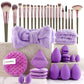 💄PROMO LIMITÉE 52%✨Ensemble Pinceaux & Éponges de Maquillage (40 ou 51 Pièces) – Tout-en-Un, Doux, Économiseur de Produit, 5 Kits Couleurs au Choix 🎨