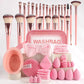 💄PROMO LIMITÉE 52%✨Ensemble Pinceaux & Éponges de Maquillage (40 ou 51 Pièces) – Tout-en-Un, Doux, Économiseur de Produit, 5 Kits Couleurs au Choix 🎨