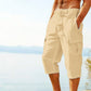 ⏰ -57% – Pour une durée limitée !👖Pantalon capri cargo en lin mélangé pour homme🌬️ Léger, respirant et conçu pour le confort
