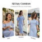 👗 53 % DE RÉDUCTION POUR UNE DURÉE LIMITÉE ! ✨ Robe à rayures et épaules dénudées pour femme – Élégante, fluide, chic et estivale 🌊